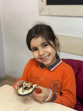 Maker dersimizden Mekanik Gemi Maker Projesi